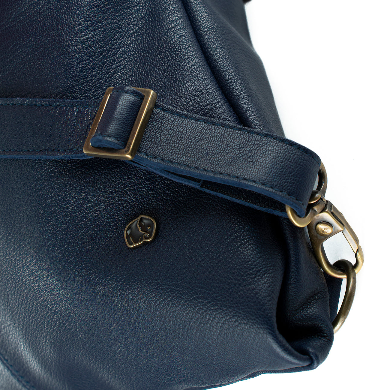 Ncumisa : Leather Backpack in Marine