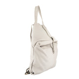 Ncumisa : Leather Backpack in Cream Cayak