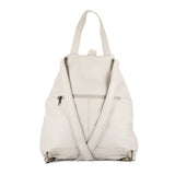 Ncumisa : Leather Backpack in Cream Cayak