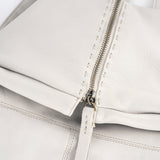 Ncumisa : Leather Backpack in Cream Cayak