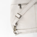 Ncumisa : Leather Backpack in Cream Cayak
