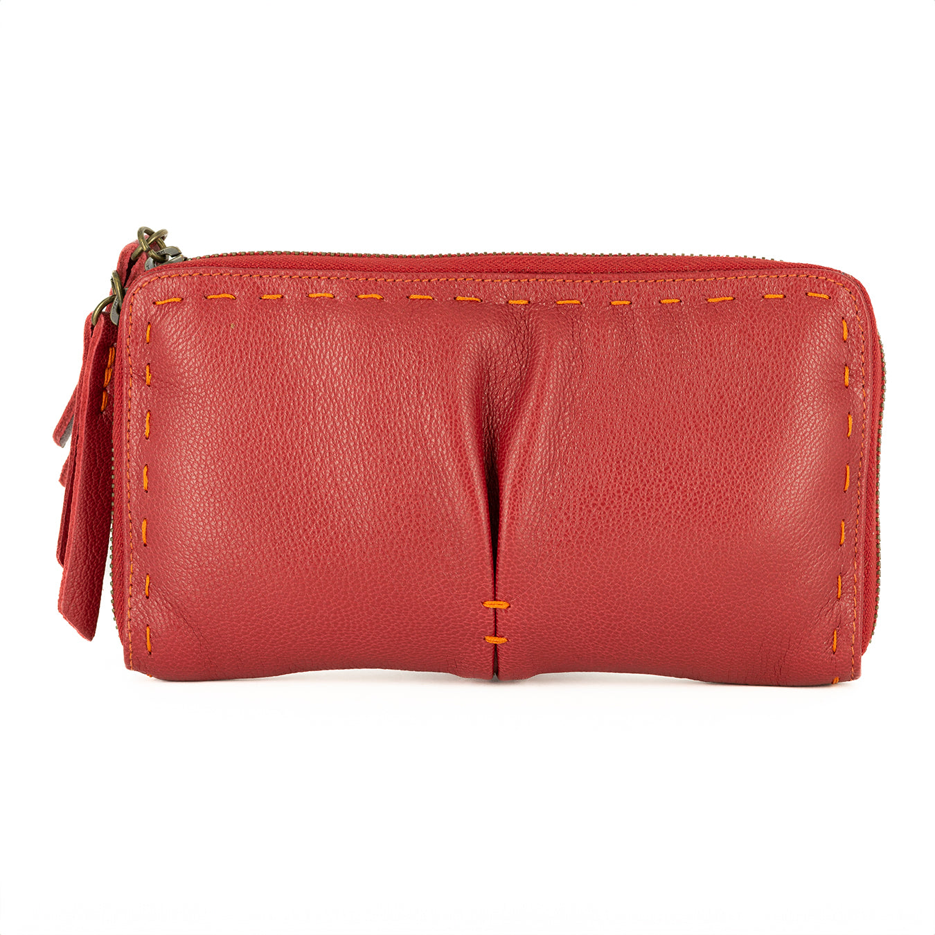Olwethu : Ladies Leather Clutch Purse in Valentine Cayak