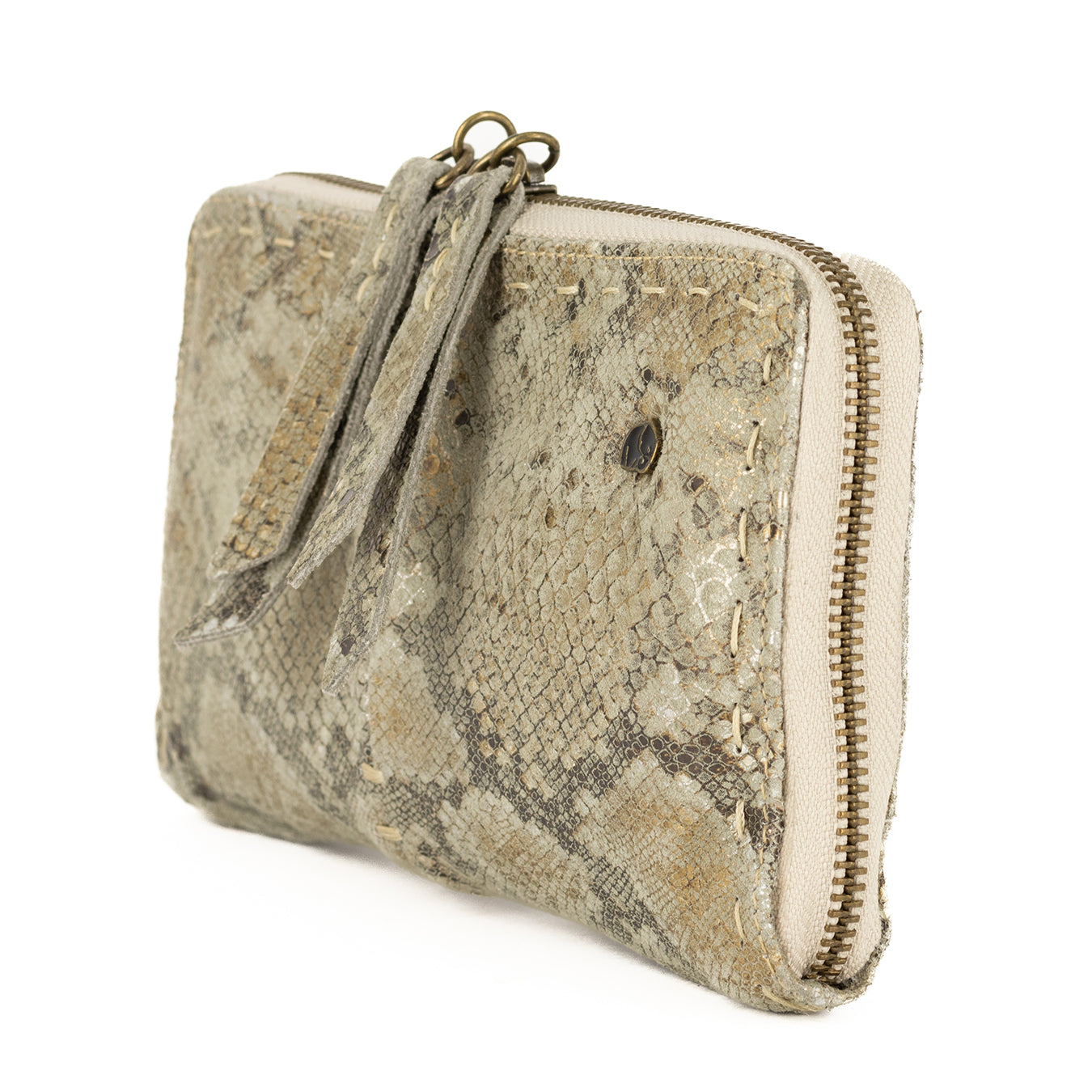 Olwethu : Ladies Leather Clutch Purse in Opal Rockafella