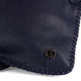 Rantu : Ladies Leather Crossbody Handbag in Marine Cayak