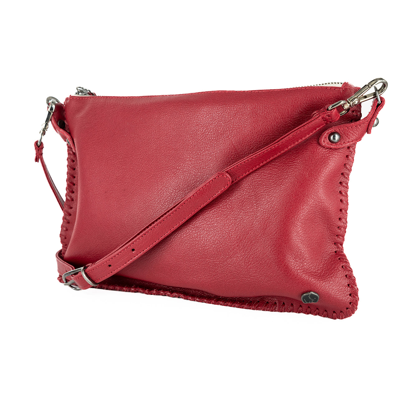 Rantu : Ladies Leather Crossbody Handbag in Valentine
