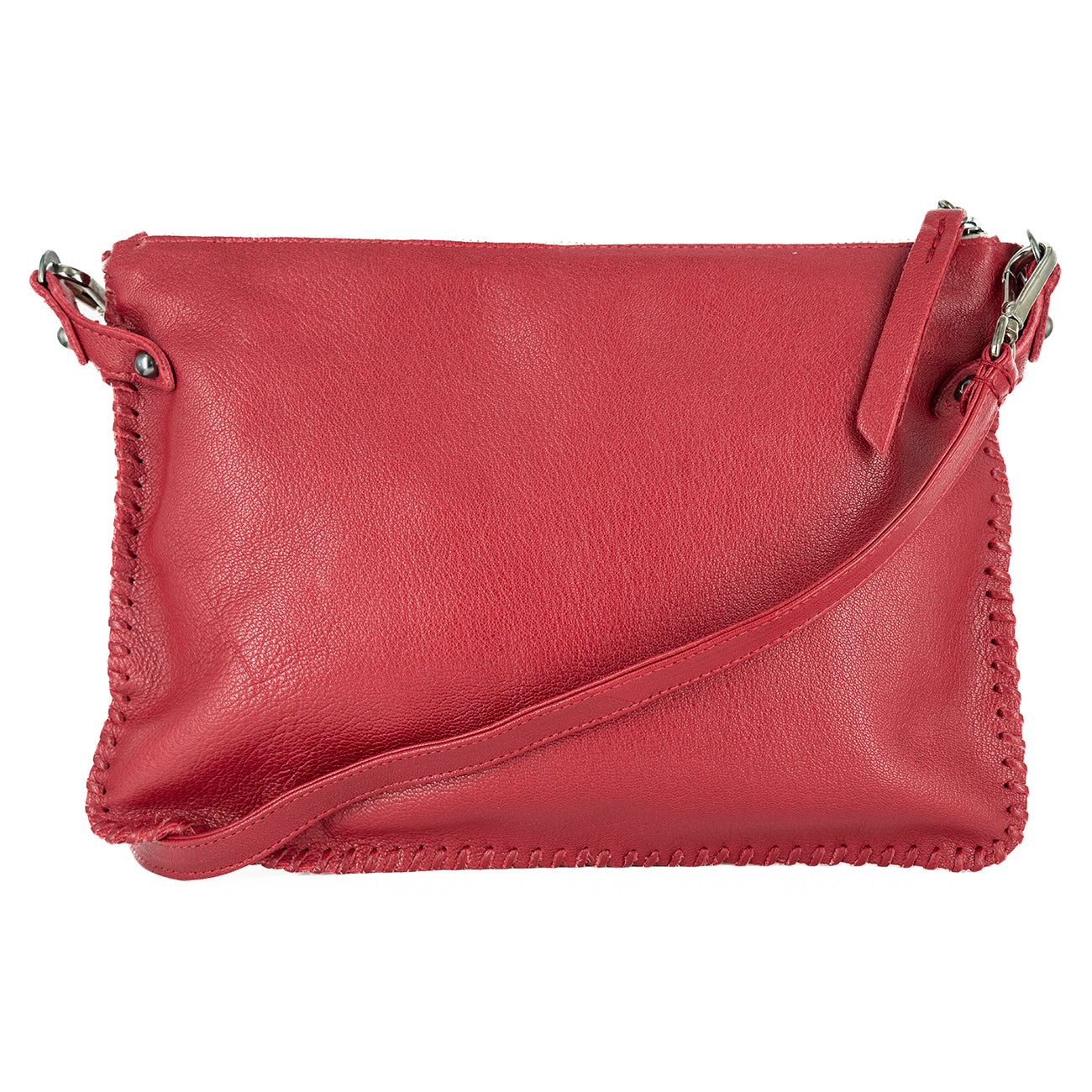 Rantu : Ladies Leather Crossbody Handbag in Valentine