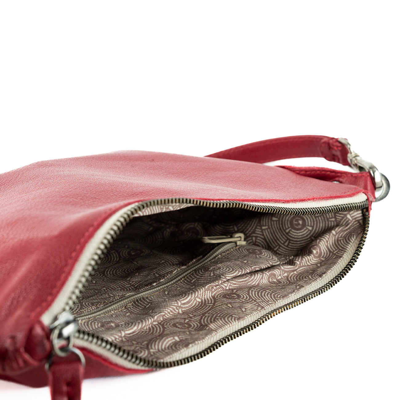 Rantu : Ladies Leather Crossbody Handbag in Valentine