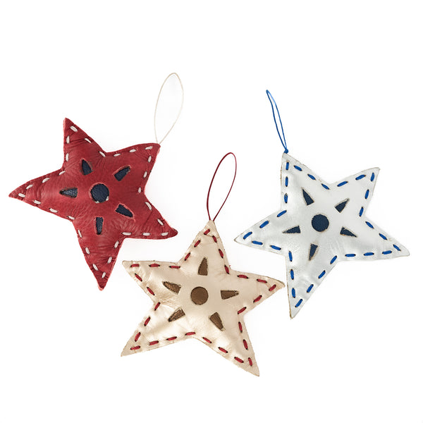 Christmas Star : Christmas Decor Accessory in Gold & Bronze Metallic