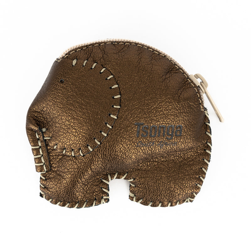 Elephant Coin Purse in Assorted Leathers