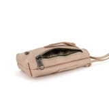 Lulonke : Ladies Leather Crossbody Purse in Rose Cayak