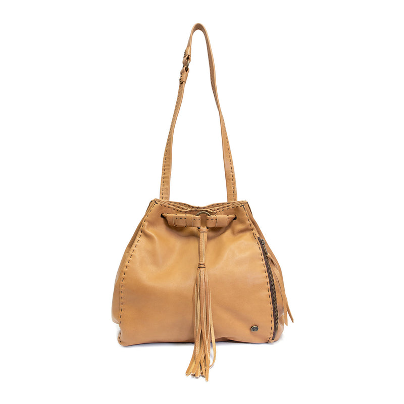 Nomfuso : Ladies Leather Handbag in Tan Vintage