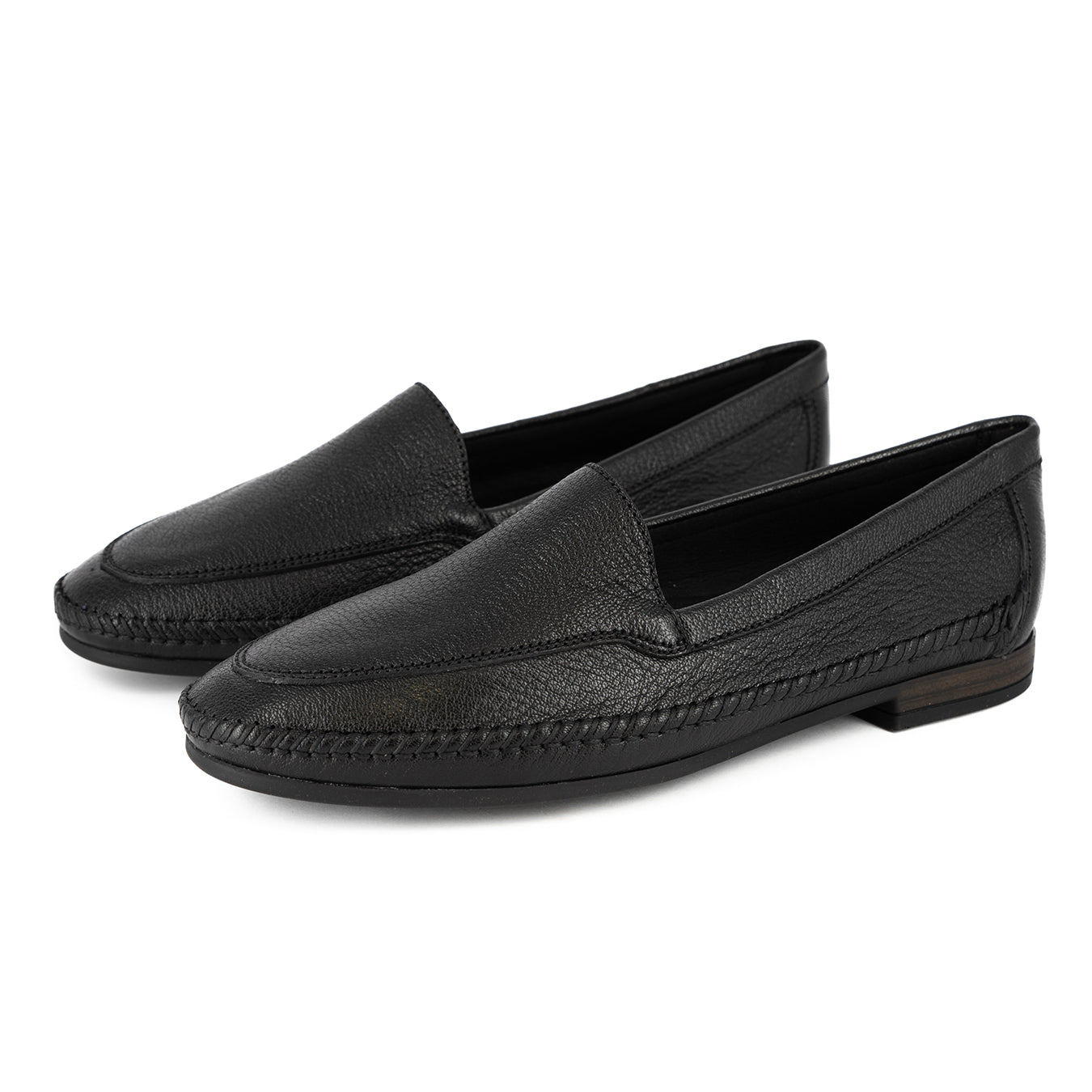 Isimiso : Ladies Leather Shoe in Black Cayak – Tsonga International