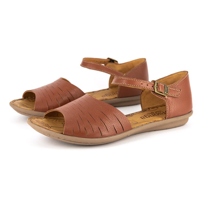Gangatheka : Ladies Leather Sandal in Suede Cayak