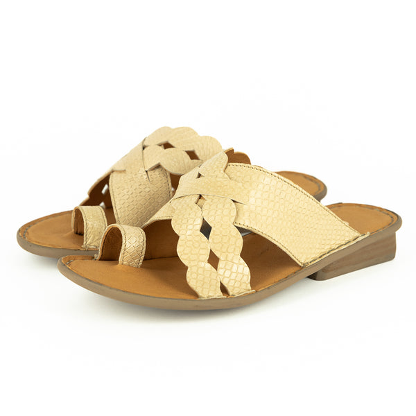 Isenzelelo : Ladies Leather Sandals in Aria