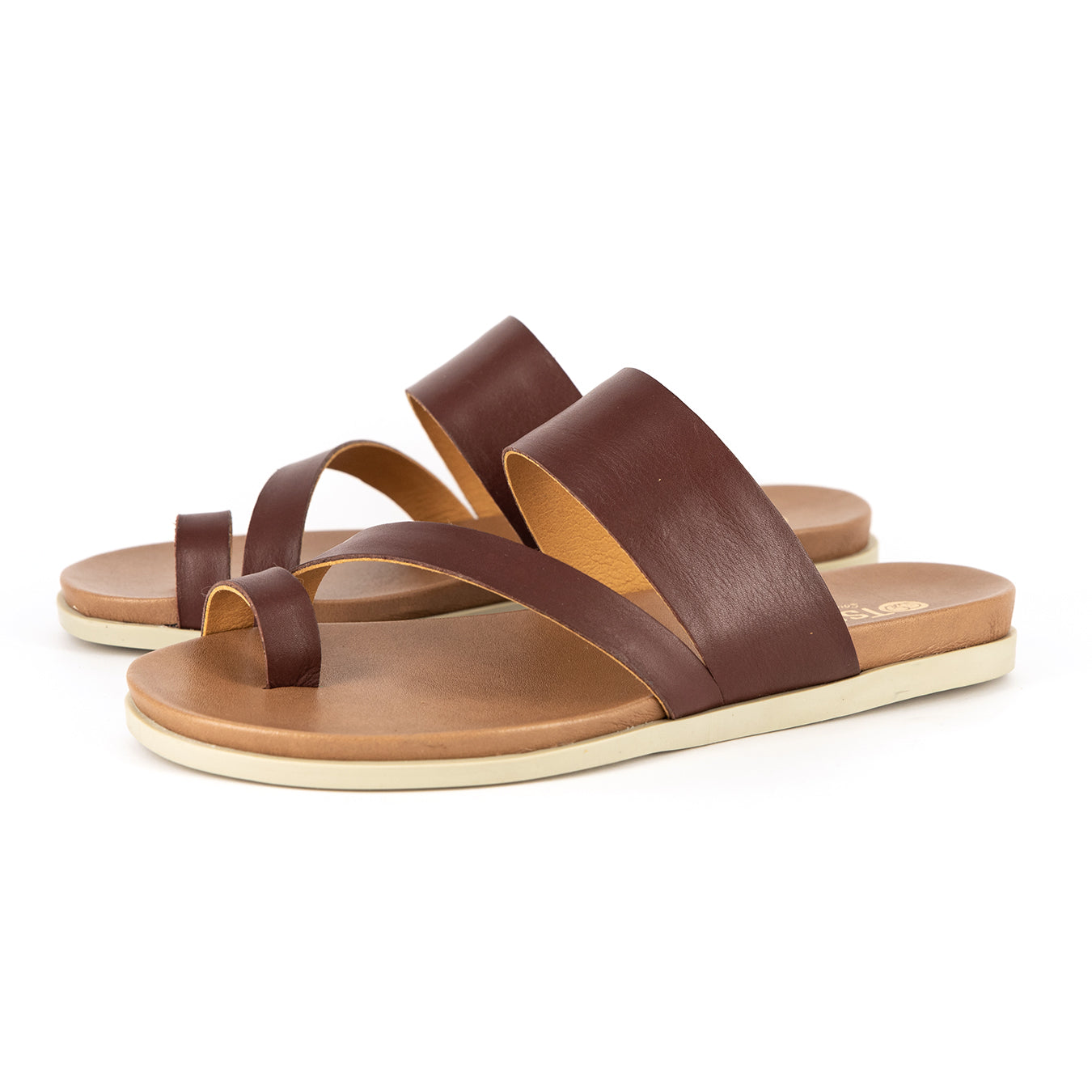 Ningizimu : Ladies Leather Sandal in Raisin Relaxa – Tsonga International