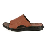 Juza : Mens Leather Sandal in Suede Cayak