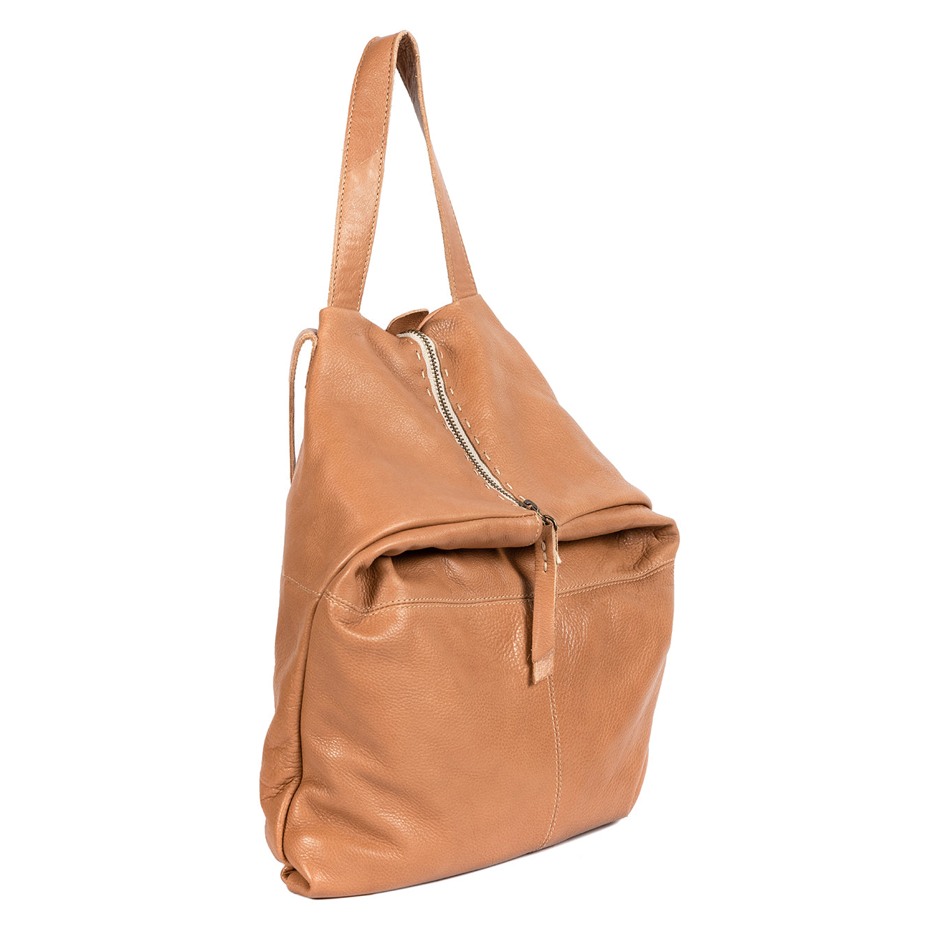 Ncumisa : Leather Backpack in Tan