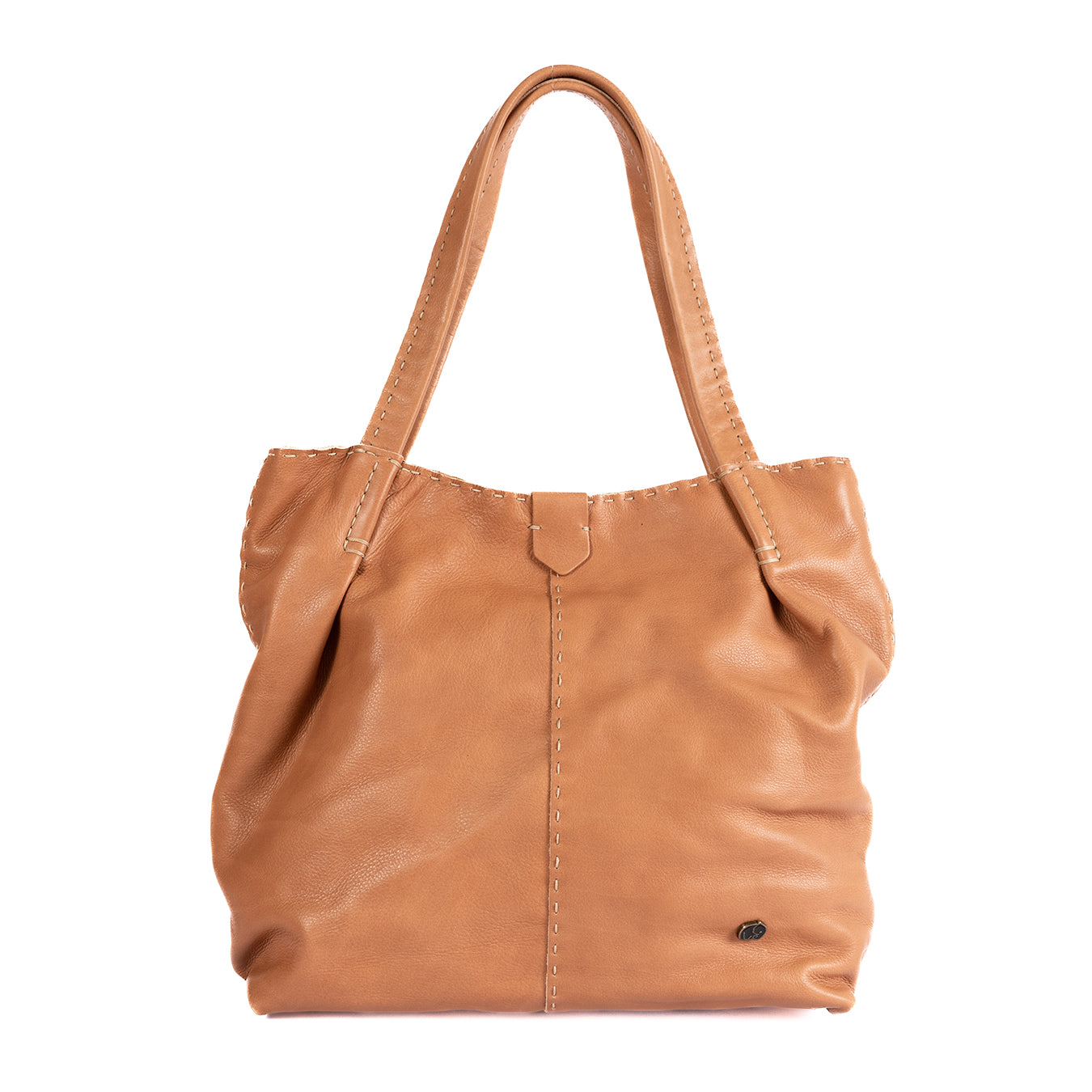 Novuka : Ladies Leather Handbag in Tan