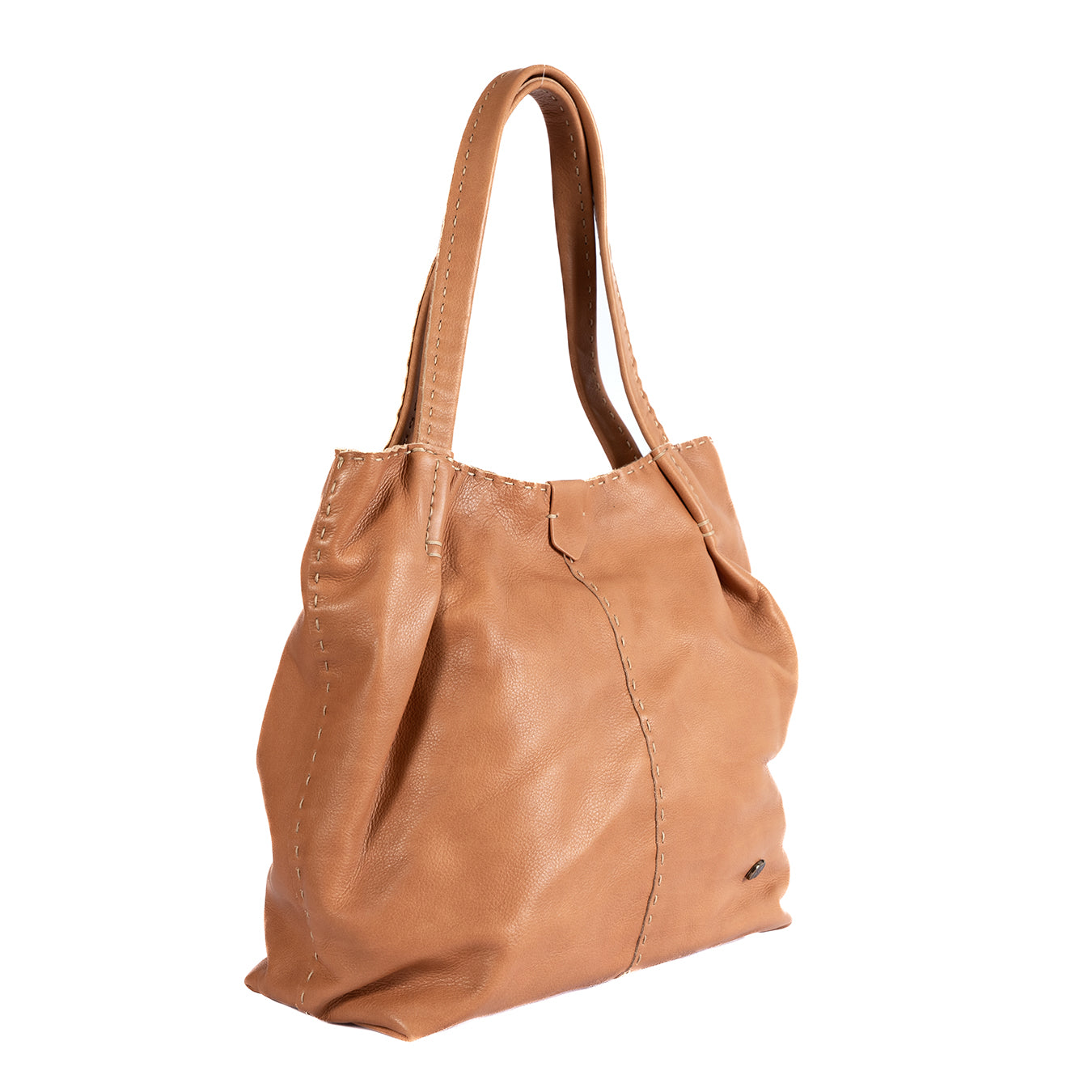Novuka : Ladies Leather Handbag in Tan