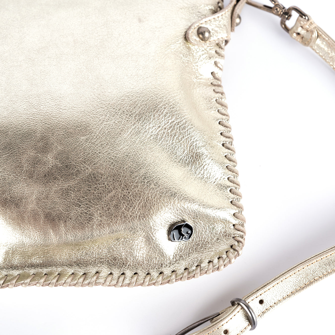 Rantu : Ladies Leather Crossbody Handbag in Bark