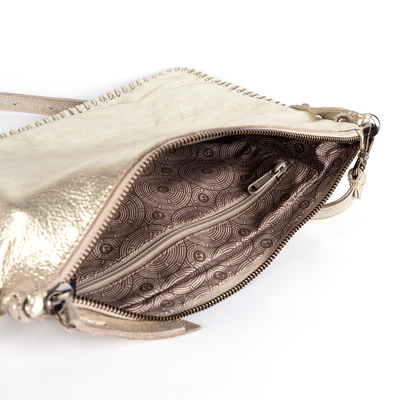 Rantu : Ladies Leather Crossbody Handbag in Bark